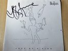 Jeff Lynne signed Free as a Bird 7 inch vinyl record The Beatles proof