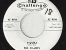CHAMPS Tequila/Train To Nowhere Challenge 1016 ROCK INSTRO 1958 45RPM