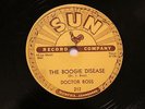 BLUES DOCTOR ROSS The Boogie Disease / Juke Box Boogie SUN 212 E-/EE+