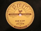 BLUES LITTLE MILTON Beggin' My Baby / Somebody Told Me SUN 194 Clean