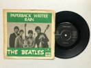 Beatles PAPERBACK WRITER / RAIN 1966 Parlophone Sweden Blue Back sleeve G+/VG++