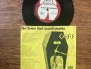 Crisis No Town Hall (Southwark) 7” Single Vinyl Record 1978 Action Group NOTH1