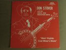 DON STOVER WEST VIRGINIA COAL MINER'S BLUES LP '73 OLD HOMESTEAD SIGNED  NM-