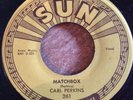 HEAR - ROCKABILLY ORIG - CARL PERKINS - MATCHBOX / YOUR TRUE LOVE - SUN 261