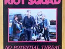 RIOT SQUAD - NO POTENTIAL THREAT LP RARE BRAZIL PRESSING UK82 PUNK OI BLITZ 1988
