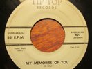 THE HARPTONES HIGH FLYIN BABY / MY MEMORIES OF YOU 45 7