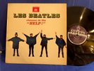 LES BEATLES HELP OSX230 ODEON LABEL BLEU.  ORIGINAL FRANCE LP NEAR MINT