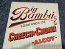 Cheech and Chong, ALCOY BIG BAMBU Vinyl LP with ROLLING PAPER super rare