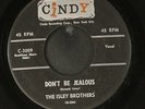 ISLEY BROTHERS: don't be jealous / this is the end CINDY 7