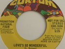 70's Modern Soul Promo 45  - Natural Four  - Love's So Wonderful   (  CURTOM )