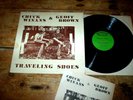 CHUCK WINANS & GEOFF BROWN ( TRAVELING SHOES ) ORIG '81 private LP w/ insert VG+