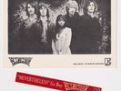 ECLECTION press photo and 1968 PROMO STICKER for Nevertheless PSYCH PROG garage