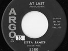 ETTA JAMES At Last / I Just Want To Make Love To You VG++ Deep Soul Argo 45