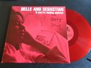 BELLE AND SEBASTIAN IF YOUR FEELING SINISTER RED VINYL 25TH ANN SIGNED LP