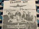 Thomas Leer - Private Plane / International 1st Edition (ER-101) Vinyl 7 “ Inch