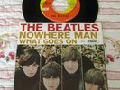 The Beatles-Nowhere Man/What Goes On-Vinyl 45 w/Picture Sleeve