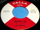 THE ORLONS Spinnin' Top 45 Original Calla Label Northern Soul NM-