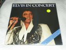 ELVIS IN CONCERT- RED VINYL 2-LP SET- SEALED -180-GRAM-WITH FREE 45 ON GOLD VIN