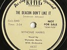 Wicked 50s R&B Jiver Rock & Roll Booze 78 WYNONIE HARRIS The Deacon KING dj HEAR