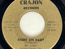 BILL CODAY Right On Baby / You're Gonna Want Crajon Northern Soul RARE 45 HEAR