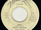SCOTTY WILLIAMS Fear Mona-Lee Northern Soul Promo 45 HEAR