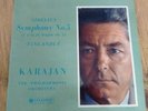SIBELIUS SYMPHONY No 5 KARAJAN VINYL LP RARE UK 1st SAX 2392  BLUE/SILVER N/MINT