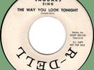 JAGUARS The Way You Look Tonight / Baby Baby 45rpm R-Dell 1959 scarce WLP copy