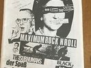APOCALYPSE NOW NR.2 PUNK FANZINE  CH 1982 BLACK FLAG THE CRAMPS MINOR THREAT ZK