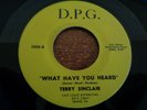 Northern, Terry Sinclair, What Have You Heard, D.P.G. # 1006, M-