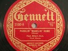 FLASH MILLER ORCHESTRA/JUD HILL's BLUE DEVILS Gennett 3180 Jazz 78 G