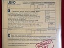 UB40 SIGNING OFF RED COLOURED VINYL LP +12