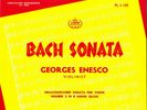 REMINGTON PL-1-148 - GEORGES ENESCO - BACH - SONATA 2 FOR SOLO VIOLIN - NM-/NM
