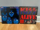 KISS 2 LP ALBUM CREATURES OF THE NIGHT ALIVE II ac/dc iron maiden alice cooper