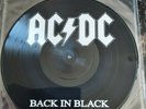 AC/DC  BACK IN BLACK  PROMO PICTURE  DISC.  .