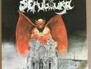 OVERDOSE/SEPULTURA - SECULO XX/BESTIAL DEVASTATION + INSERT - BRAZIL ISSUE -VG++