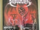 SEPULTRA - MORBID VISIONS + INSERT - BRAZIL ISSUE - EXCELLENT-(MINUS)