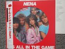 NENA It's all in the Game PICTURE DISC Japan 1985