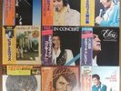 Set of 10 1970s Japan Elvis Presley LPs free shipping In Concert Moody Blue + 7