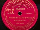 78 rpm Commodore 526 Billie Holiday - Strange Fruit E- first issue