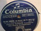 Columbia 78 Annette Hanshaw & Ruth Etting Vocal You Wouldn't Fool Me Would You