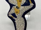 Vintage 1980’s Plastic/Fabric Brooch Capital Records, The Motels “Careful”