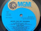 Gloria Gaynor Never Can Say Goodbye 1975 LP UK  1st press MGM NEVER PLAYED MINT