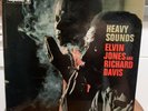 ELVIN JONES - RICHARD DAVIS Heavy Sounds LP IMPULSE White Label Promo A-9160 VG+