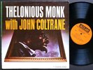 JOHN COLTRANE With THELONIOUS MONK LP JAZZLAND JLP-46 MONO Art Blakey Gigi Gryce