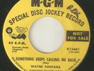 WAYNE FONTANA Something Keeps Calling Me Back MGM PROMO NORTHERN SOUL USA 45