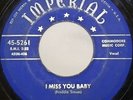LISTEN  BLUES 45 T-Bone Walker I MISS YOU - I'M ABOUT TO LOSE MY MIND