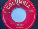 TRIO CARACUARO - La Callejera - RARE RANCHERA 45 COLUMBIA