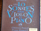 C. FERRAS - P. BARBIZET / Beethoven : 10 Sonates / BOX VSM FALP 584/7 (FR) / NM