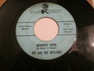 KIT AND THE OUTLAWS Midnight Hour / Don't Tread On Me. Black Night Garage 45 VG+
