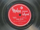 JOHN LEE HOOKER& HIS GUITAR (HOBO BLUES B/W HOOGIE BOOGIE) 78 RPM